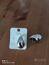 Orecchini a goccia grande in acciaio inossidabile 