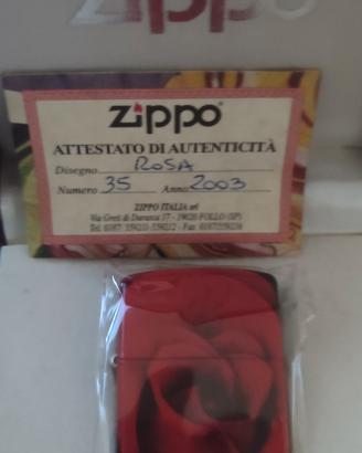 Zippo Rosa Slim n.35 - 2003