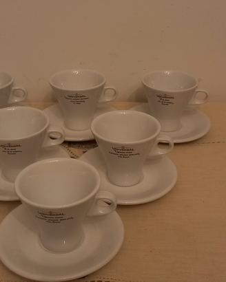 6 tazze vintage  "nuove" da collezione