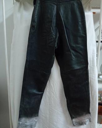 pantaloni in pelle 