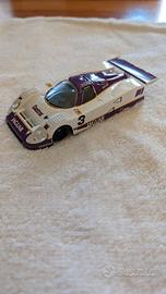 Modellino Auto Onix Jaguar XJR9,bianca,Scala 1:43