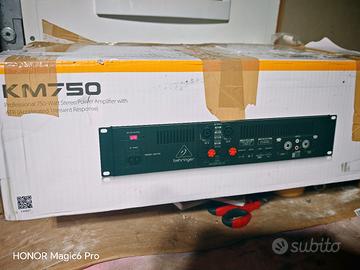 Behringer km 750 Nuovo Amplificatore PA 400w RMS