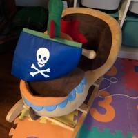 Dondolo Nave Pirata Cavalluccio Altalena Gioco