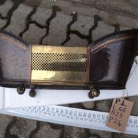 Vaso rettangolare in ottone meta 900