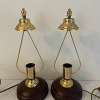 Coppia di lampade da comodino vintage