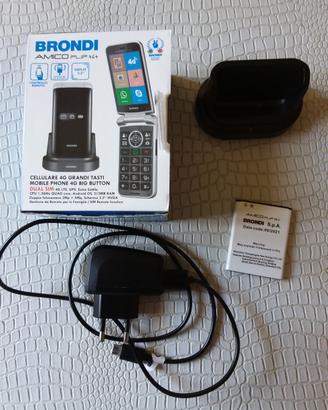Acc. BRONDI AMICO FLIP 4 G+ /Caricabatt.+Batteria