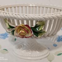 Centrotavola Cesto in Ceramica di BASSANO Vintage 