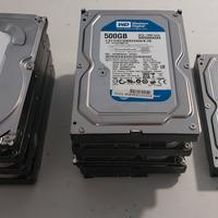 Lotto 9 HDD varie misure