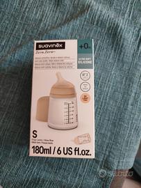 Biberon Suavinex Zero.Zero 0m+ Flusso lento nuovo