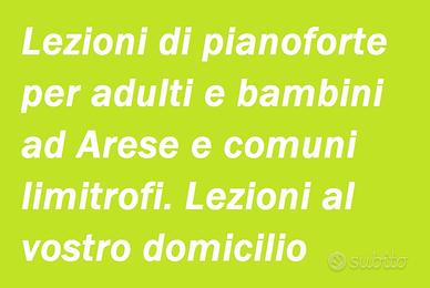 Insegnante pianoforte ad Arese