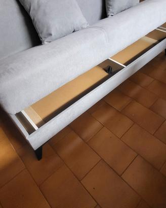 Divano letto con contenitore 