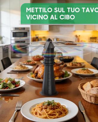 Scaccia mosche ventilatore da tavolo anti mosche c