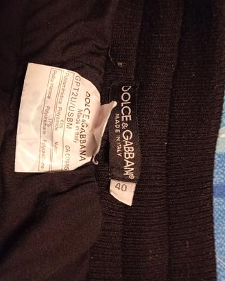tuta completa dolce e gabbana taglia 40