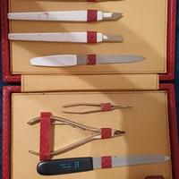 Set manicure pedicure vintage