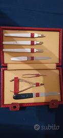 Set manicure pedicure vintage