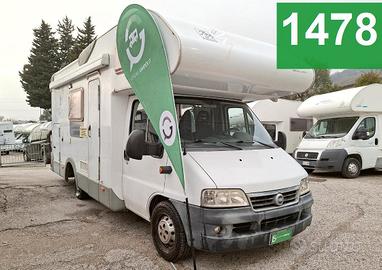 CAMPER KNAUS DUCATO MANSARDATO 6 POSTI LETTI CASTE