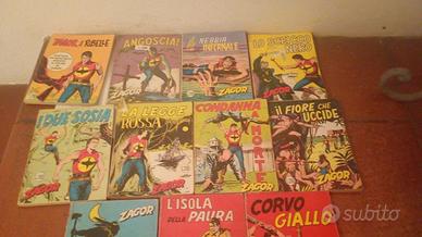 LOTTO 11 ZAGOR ZENITH E SCRITTA ROSSA LIRE 200