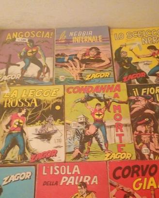 LOTTO 11 ZAGOR ZENITH E SCRITTA ROSSA LIRE 200