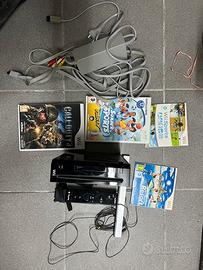 Console Nintendo wii nera + giochi + controller