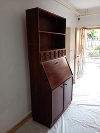 libreria scrittoio porta TV e specchiera design 