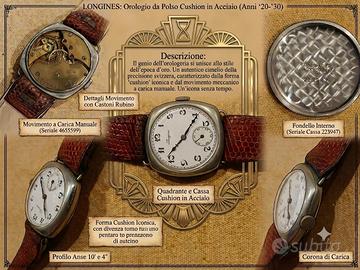 LONGINES 1927 IN ACCIAIO