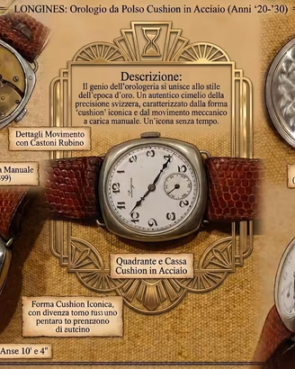 LONGINES 1927 IN ACCIAIO