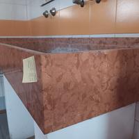 Lavandino MARMO ROSSO 