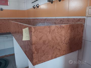 Lavandino MARMO ROSSO 