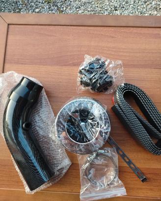 filtro aria competizione raccordo effetto carbonio