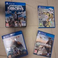 Lotto 4 giochi PS4 – Orginali e come nuovi