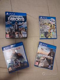 Lotto 4 giochi PS4 – Orginali e come nuovi