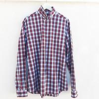 Camicia  cotone quadretti rosso nero bianca Nuova