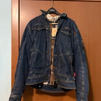 Giacca moto in jeans con protezioni 60 € tratt.