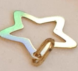 Ciondolo charm Stella in Oro 18kt (750) - NUOVO