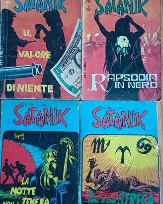 N.4 FUMETTI SATANIK