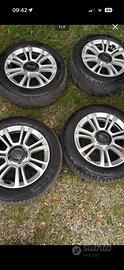 Gomme+ cerchi in lega fiat 500 L
