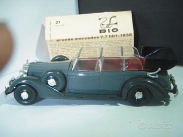 Mercedes cabriolet 1938 Rio model car 1:43
