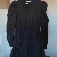 Abito a camicia nero Zara m