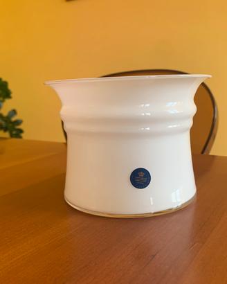 Vaso in cristallo Royal Copenhagen diametro 15 cm.