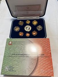 Ita 2006 Serie Divisi PROOFMonete 60° Anniversario