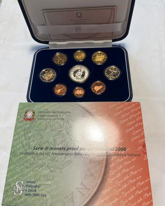 Ita 2006 Serie Divisi PROOFMonete 60° Anniversario