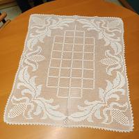 centro tavola bianco uncinetto 