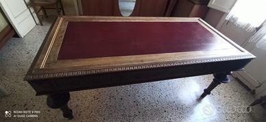 Mobili studio in noce scuro antichi fine ottocento