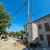 Gru automontante Dalbe idraulica HS 293 MR. Dino