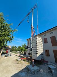 Gru automontante Dalbe idraulica HS 293 MR. Dino