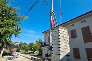 Gru automontante Dalbe idraulica HS 293 MR. Dino