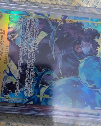 Lotto carte One Piece con sleeve e top loader