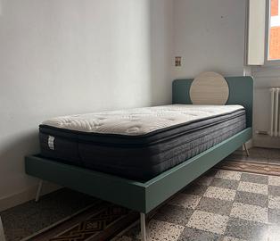Letto singolo NIDI modello Giro + materasso lusso