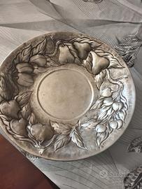 vassoio in argento massiccio 