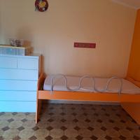 Letto singolo e cassettiera Ikea Malm